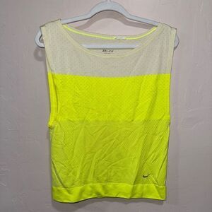 Nike Dri-Fit Neon Tank Size Small